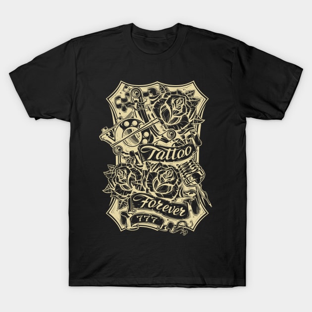 Tattoo Ink - Tattoo Forever T-Shirt by SM Shirts